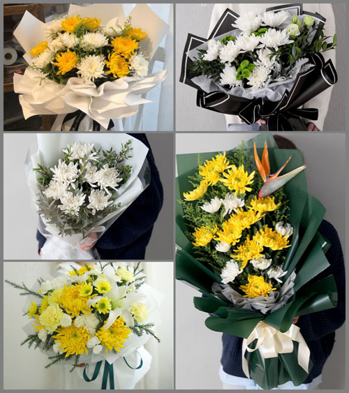 山东莱芜莱城区羊里镇杨王前村白事花束代送